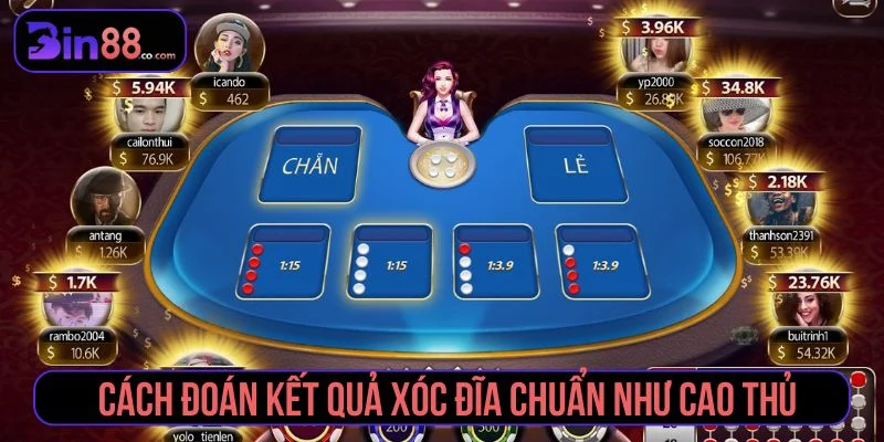 Cách đoán kết quả xóc đĩa