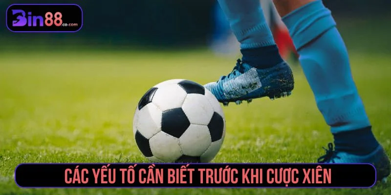 Cần nắm rõ các yếu tố cơ bản trước khi cược xiên