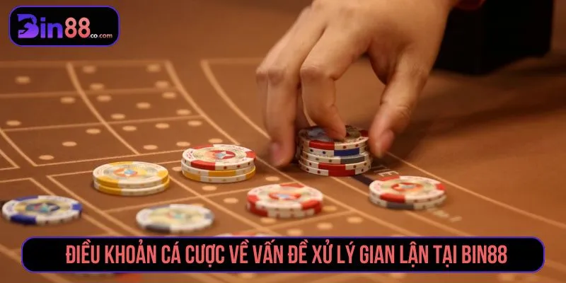 Điều khoản cá cược về vấn đề xử lý gian lận tại Bin88