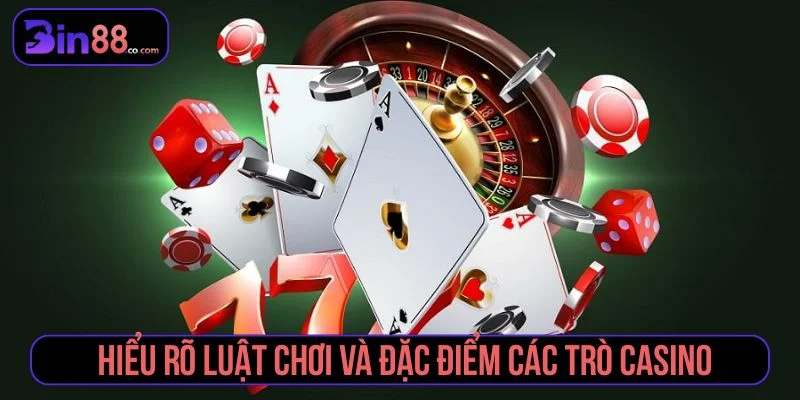 Luật chơi casino online được quy định rõ ràng