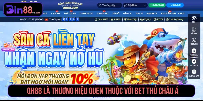 QH88 được đánh giá cao với chất lượng trò chơi cá cược xanh chín 